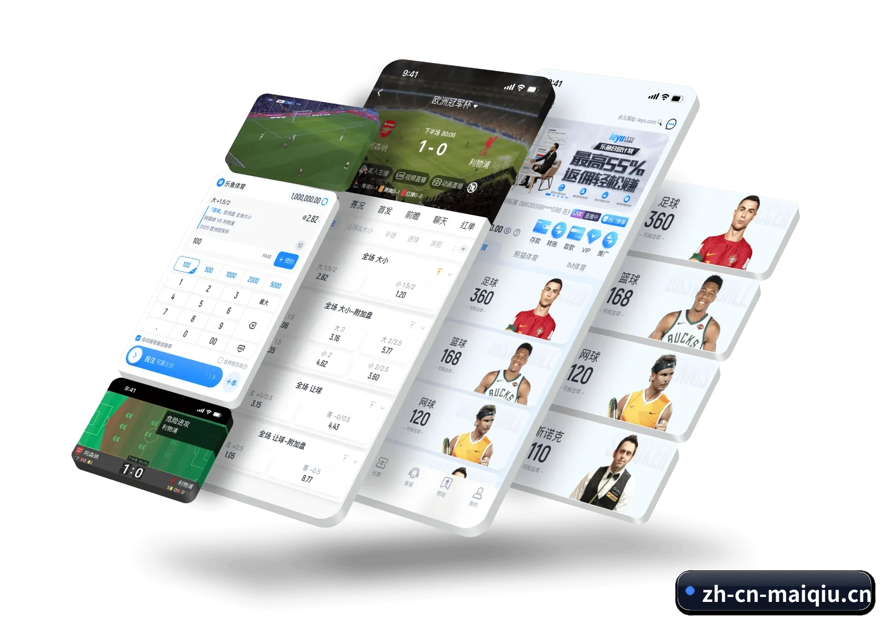 买球网 APP 界面